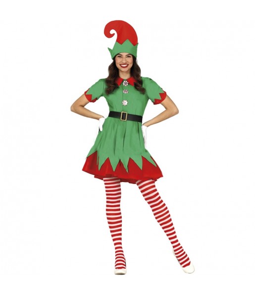 Costume Elfe du Père Noël femme