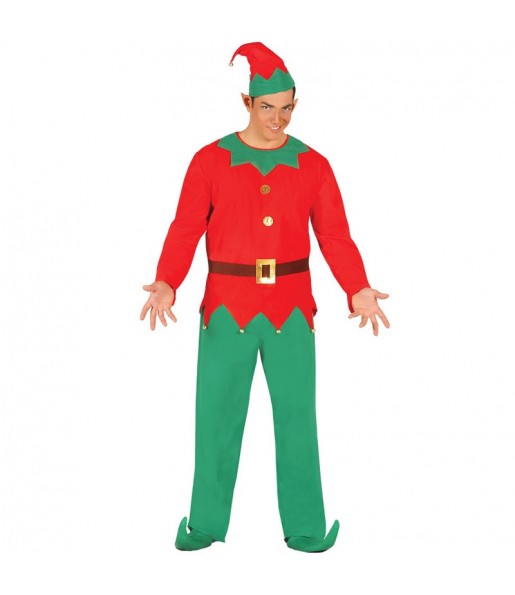 Déguisement Lutin Père Noël homme