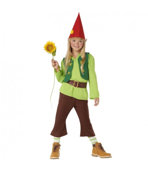 Déguisement Nain Blanche Neige vert garçon