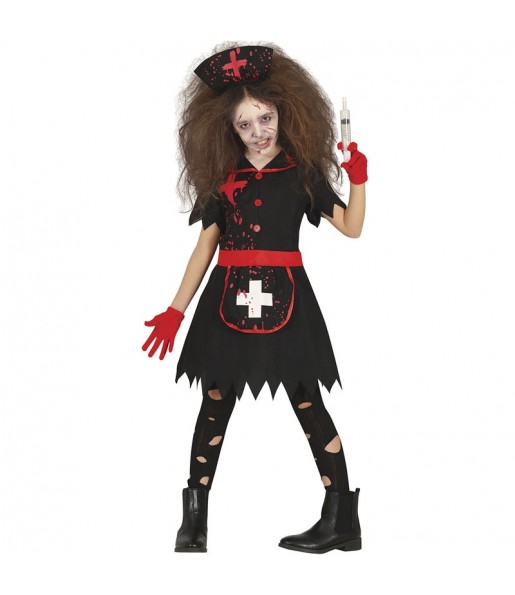 Costume Infirmière sombre fille
