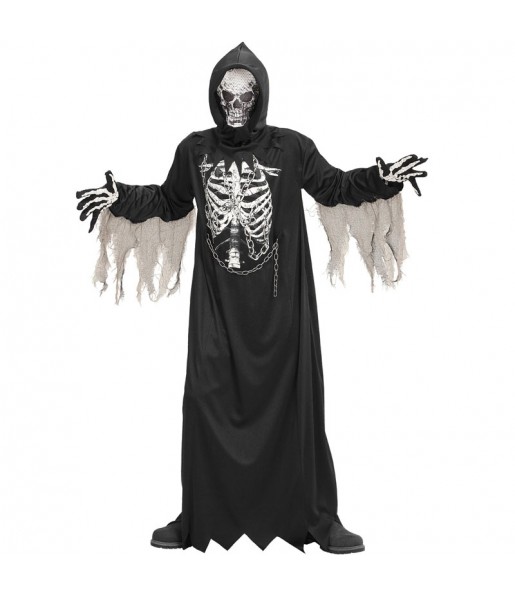 Costume Squelette de la Faucheuse garçon