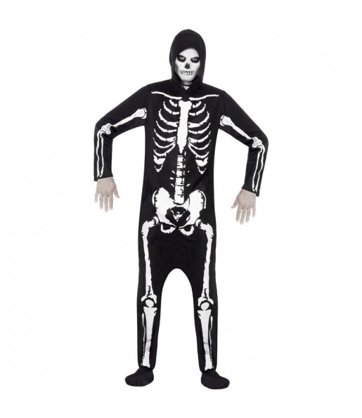 Déguisement Squelette noir homme
