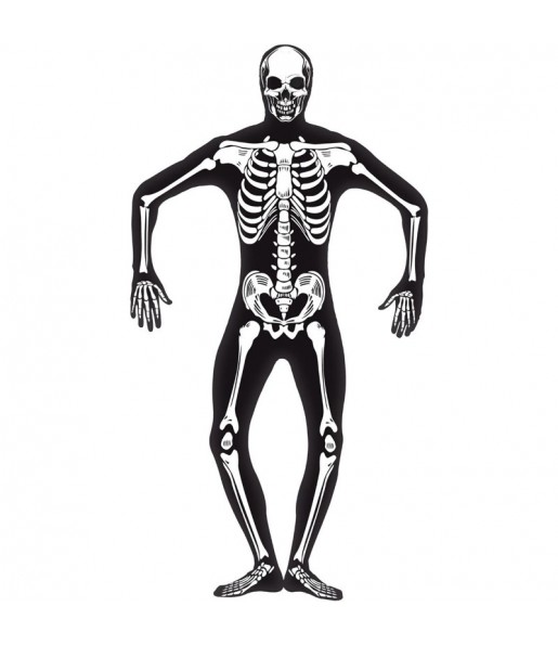 Déguisement Squelette seconde peau homme