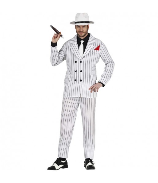 Costume Gangster blanc homme