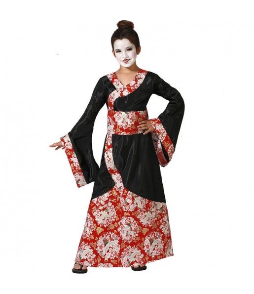Costume Geisha avec kimono fille