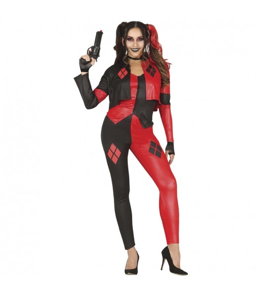 Costume Harley Quinn rebelle femme