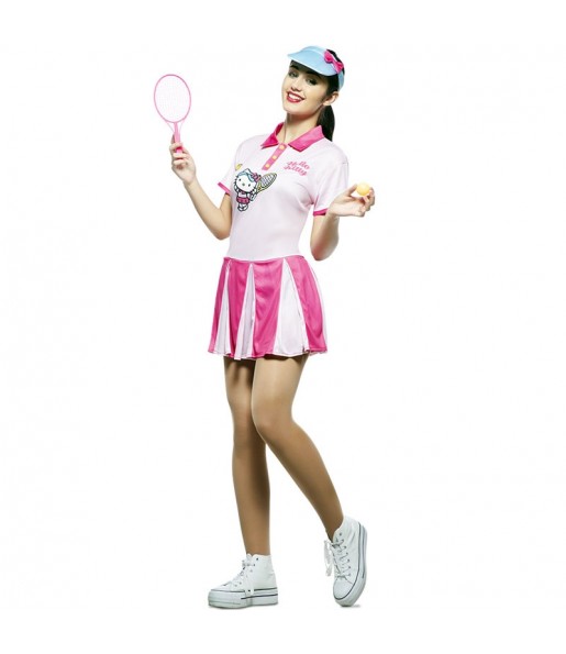 Déguisement Hello Kitty joueuse de tennis femme