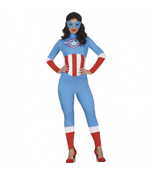 Costume Héroïne Captain America femme