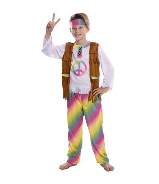Déguisement Hippie Rainbow garçon