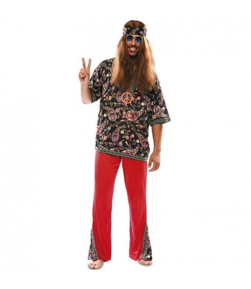 Déguisement Hippie Woodstock 70's homme