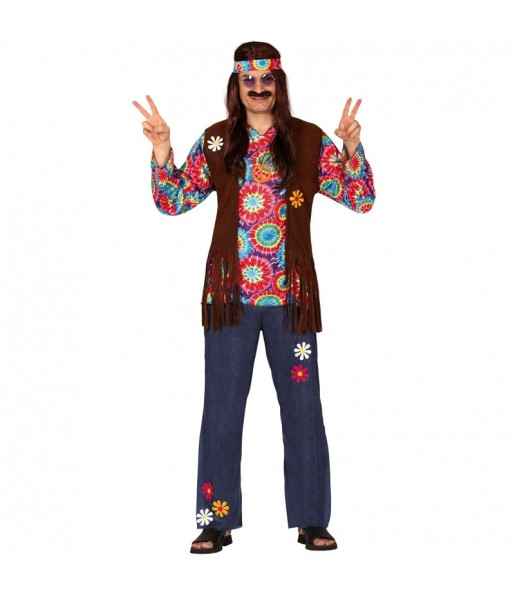 Disfraz de Hippie Woodstock para hombre