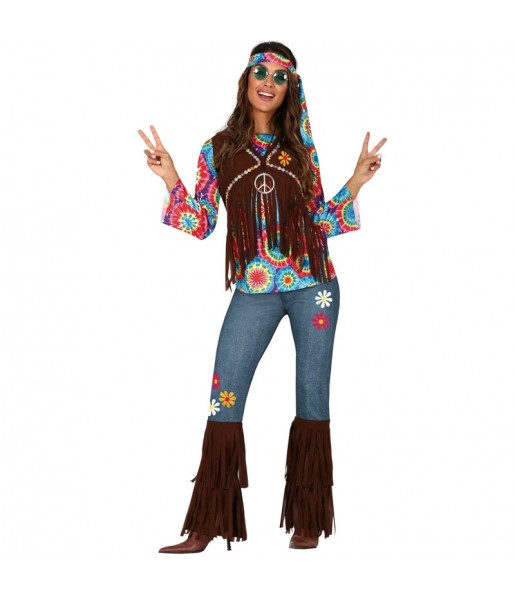 Déguisement Hippie Woodstock femme