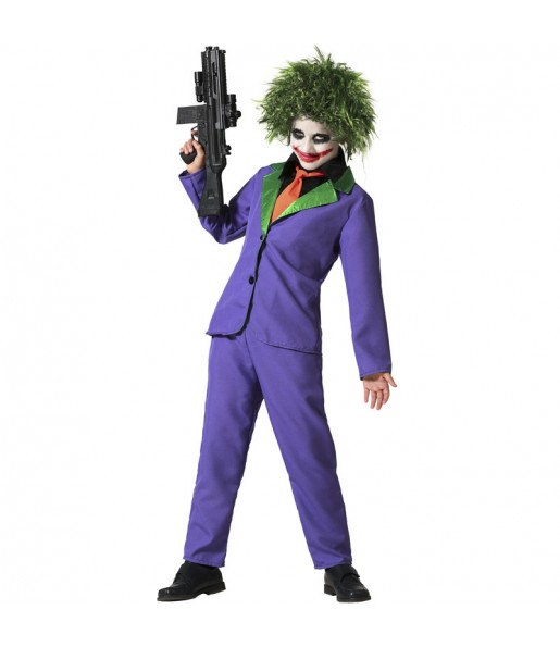 Costume Joker violet garçon