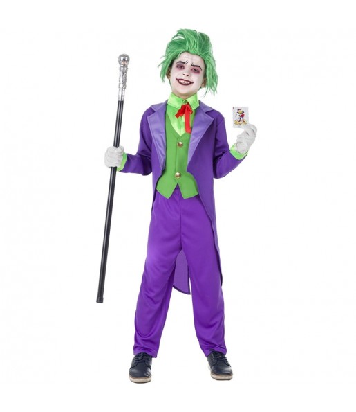 Déguisement Joker Super-vilain garçon