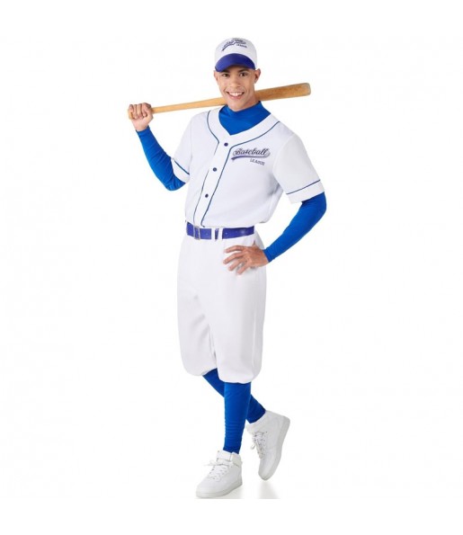 Costume pour homme Joueur de baseball bleu