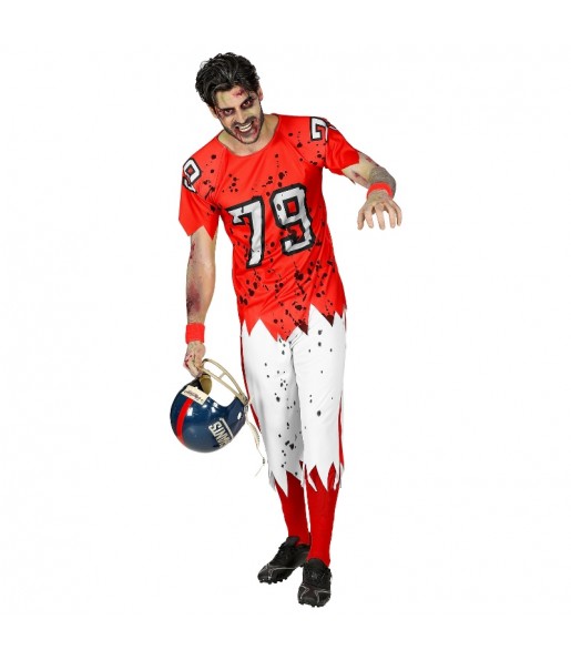 Costume Joueur de football zombie homme
