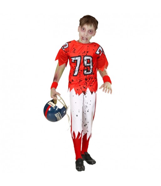 Costume Joueur de football zombie garçon