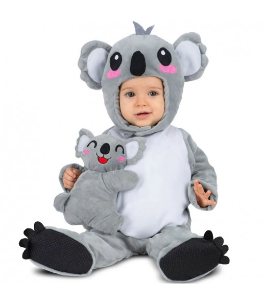 Costume Koala gris bébé
