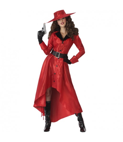 Déguisement voleuse Carmen Sandiego femme