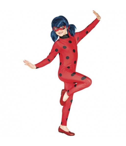 Costume Ladybug avec perruque fille