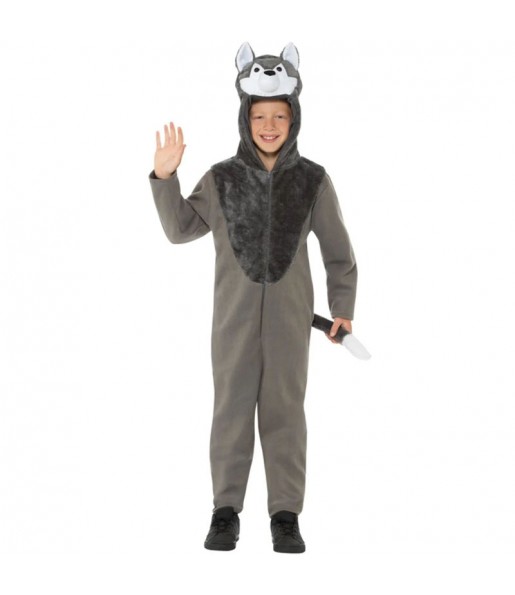 Costume Loup gris garçon