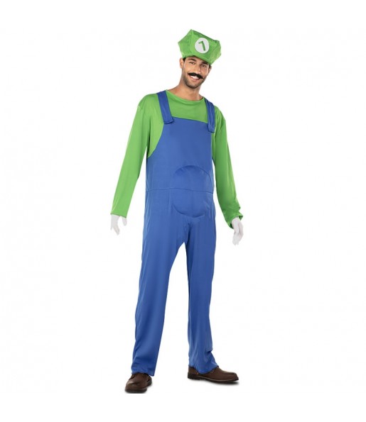 Déguisement Luigi adulte
