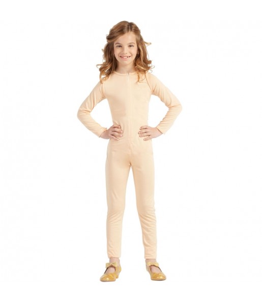 Déguisement Justaucorps beige spandex fille