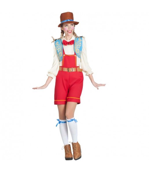 Déguisement Pinocchio marionnette femme