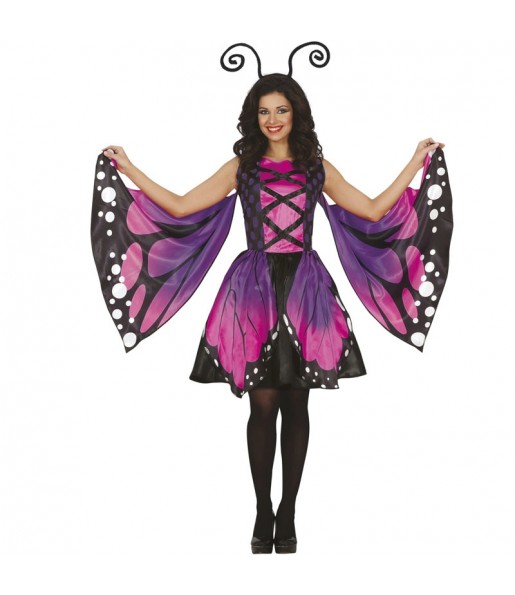 Costume Papillon violet femme