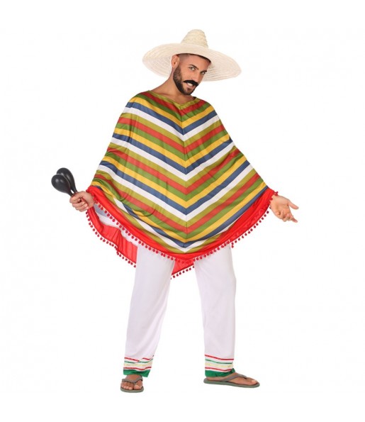 Déguisement Méxicain Multicolore homme