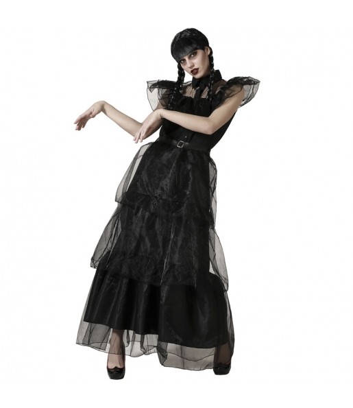 Costume Mercredi Addams dansant femme