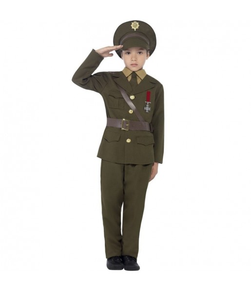 Déguisement Militaire Officier garçon