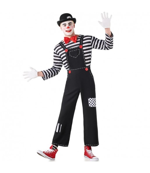 Costume pour homme Mime à rayures