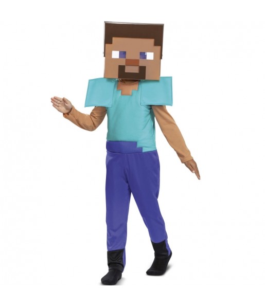 Costume Steve de Minecraft garçon