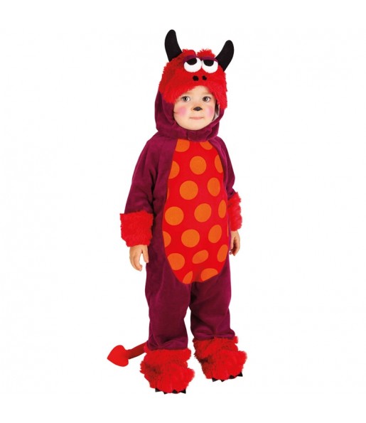 Costume Monstre rouge bébé