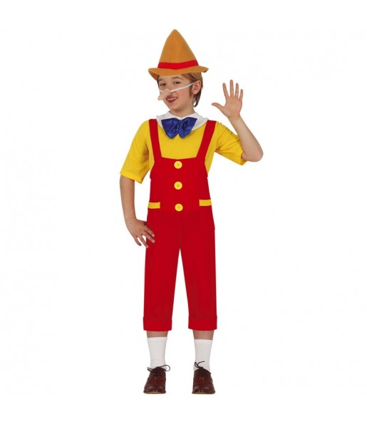 Déguisement poupée Pinocchio garçon