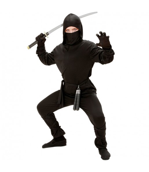 Costume Ninja noir classique garçon