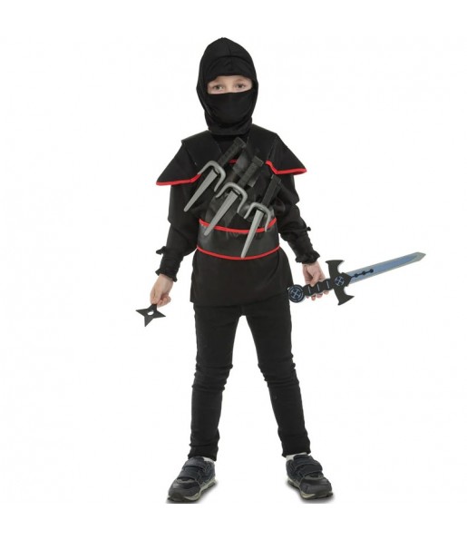 Déguisement Ninja avec accessoires garçon