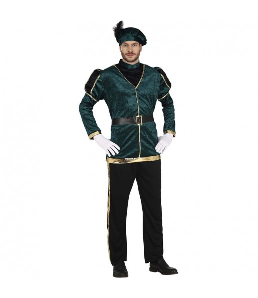 Costume Page verte des Rois d'Orient homme