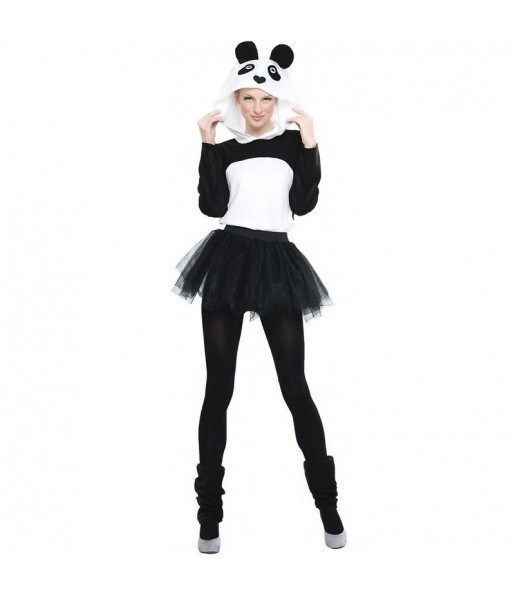 Déguisement Panda avec tutu femme