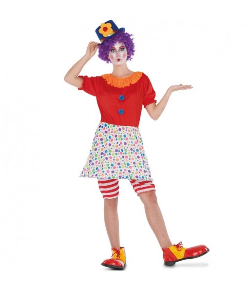 Déguisement Clown Coloré femme