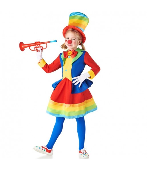 Costume Clown jongleur fille