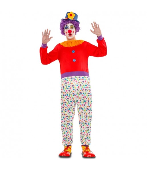 Déguisement Clown Coloré homme