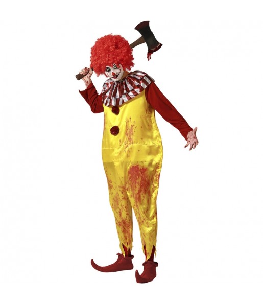 Costume Clown MacDonald sanglant homme