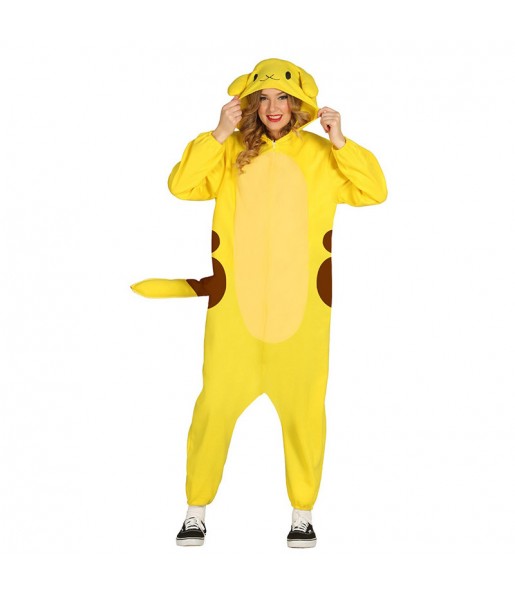 Deguisement Pikachu kigurumi adulte Pyjamas onesie en ligne