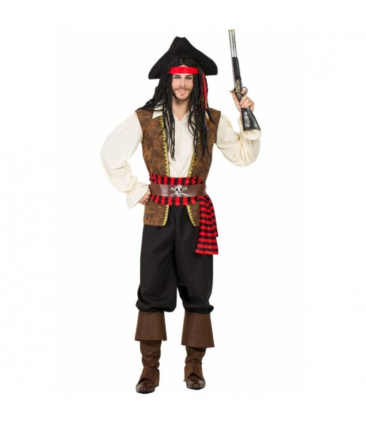 Déguisement Pirate en haute mer homme