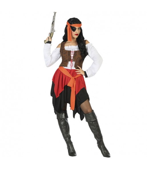 Déguisement Pirate Deluxe femme