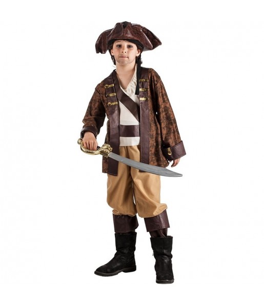 Costume Pirate Black Sam garçon