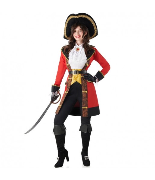 Costume Capitaine pirate Crochet femme