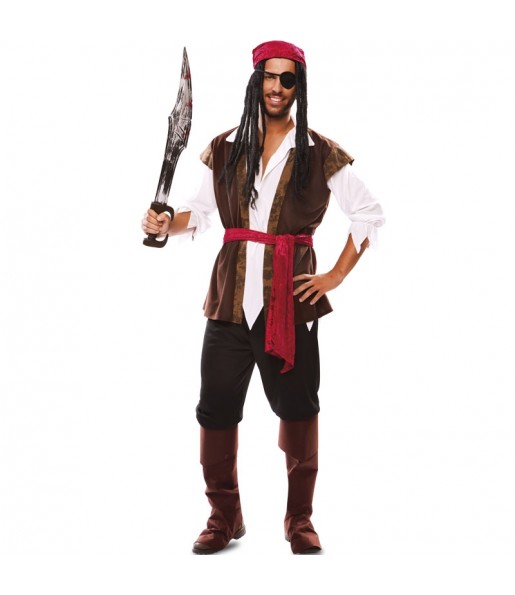 Déguisement Pirate avec Gilet